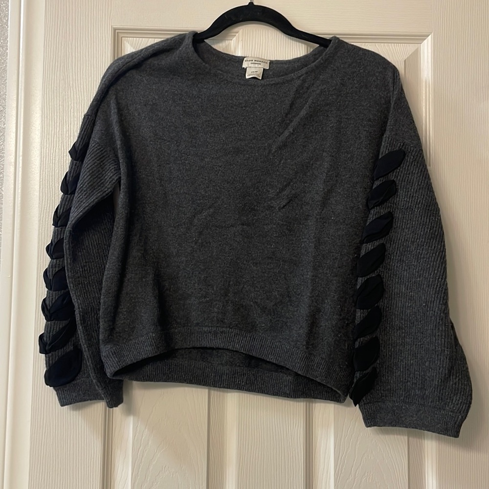 Charcoal cashmere sweater